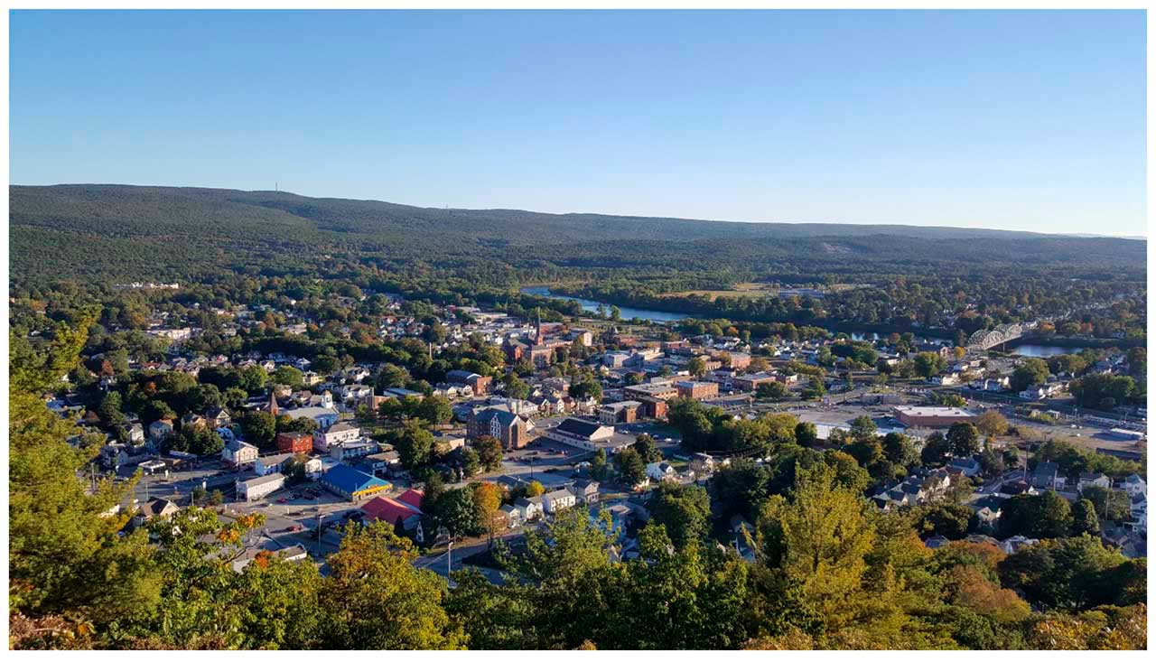 View of Port Jervis  (Photo by Chris White from Mt. Abrams)